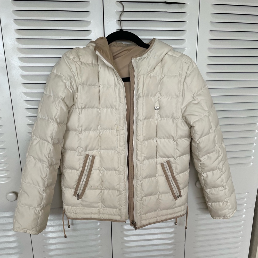 Vintage Lacoste Quilted Reversible Puffer